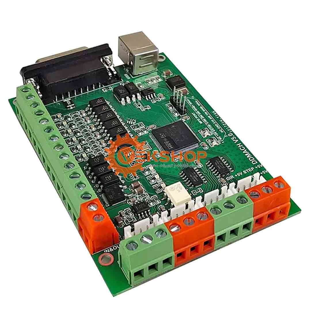 CNC controler 5 axis Mach3 Frequency 100 kHz-4 برد کنترلر پنج محور سی ان سی