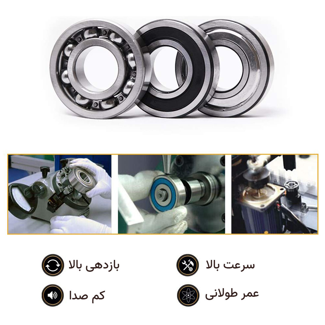 ویژگی های بلبرینگ شیار عمیق