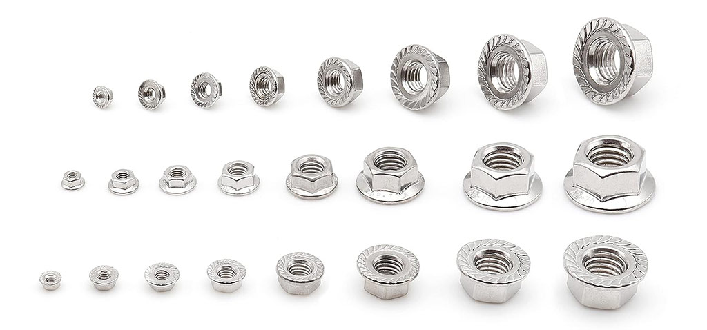 مهره فلنج دار