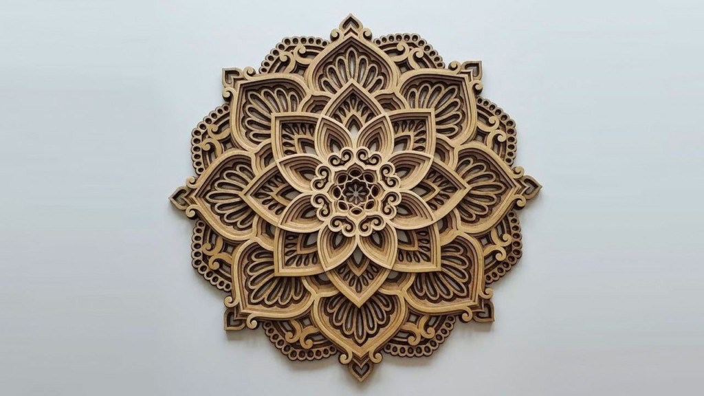 ماندالا چوبی