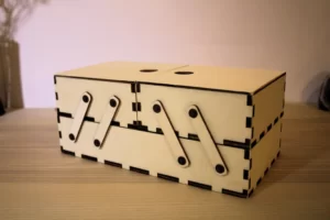 جعبه لوازم خیاطی چوبی