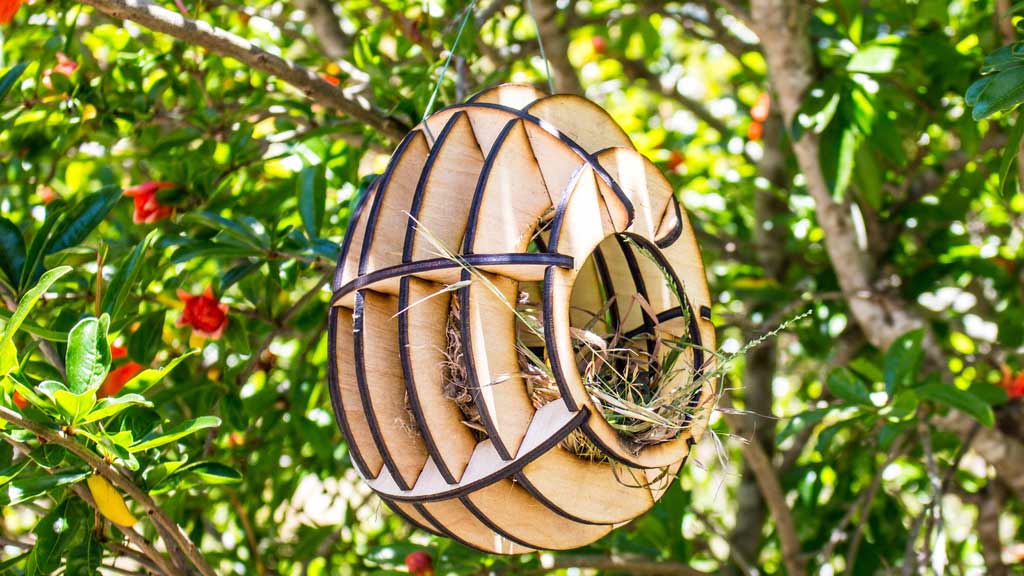 خانه پرنده چوبی