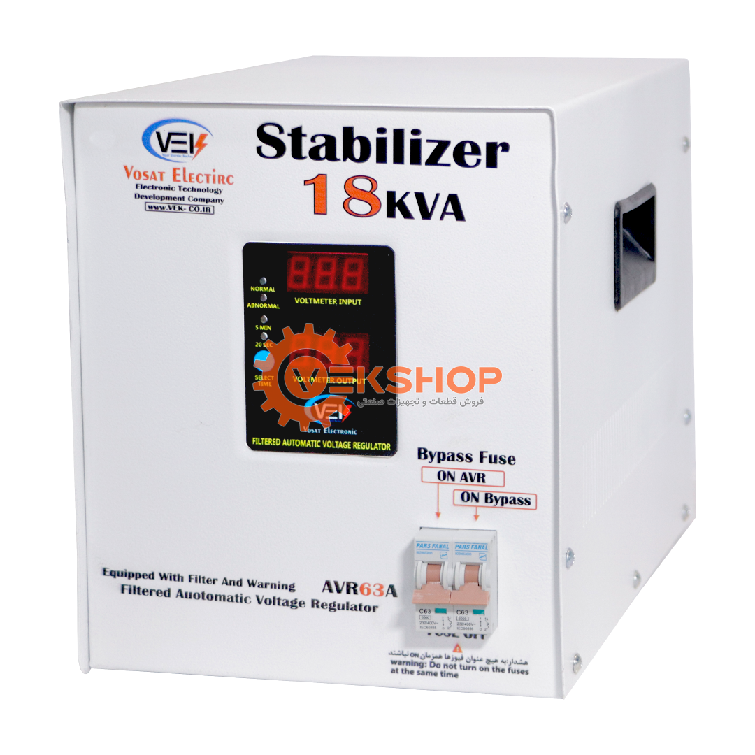 Stabilizer 18KVA 1PH VEK chamedani -1